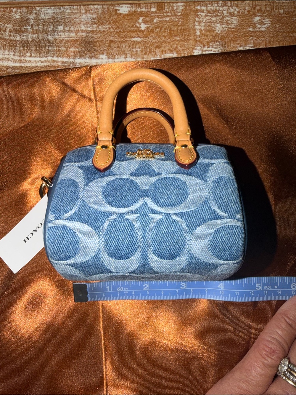 Coach Mini Rowan Bag Charm - Picture 7 of 7